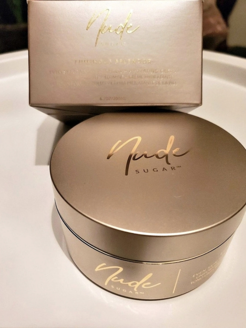 Nude Sugar Luminous Splendor Body Cream Body Butter Brown New